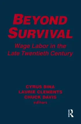 Bina / Clements / Davis |  Beyond Survival | Buch |  Sack Fachmedien