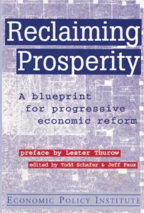 Schafer / Faux |  Reclaiming Prosperity | Buch |  Sack Fachmedien
