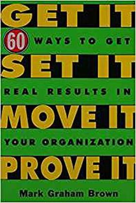 Brown | Get It, Set It, Move It, Prove It | Buch | 978-1-56327-306-3 | sack.de