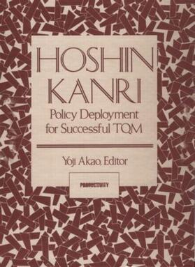 Akao | Hoshin Kanri | Buch | 978-1-56327-311-7 | sack.de