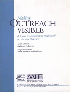 Driscoll / Lynton |  Making Outreach Visible | Buch |  Sack Fachmedien