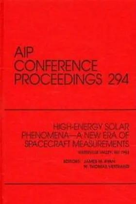 Ryan / Vestrand |  High-energy Solar Phenomena - a New Era of Spacecraft Measurements | Buch |  Sack Fachmedien