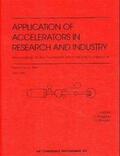 Duggan / Morgan |  Applications of Accelerators in Research and Industry: 14th International Conference 1996 | Buch |  Sack Fachmedien