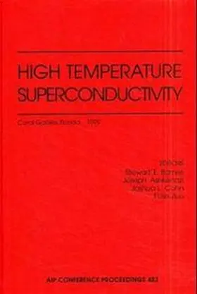 Barnes / Ashkenazi / Cohn |  High Temperature Superconductivity | Buch |  Sack Fachmedien