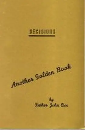 Doe |  The Golden Book of Decisions | Buch |  Sack Fachmedien