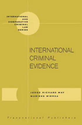 May / Wierda |  International Criminal Evidence | Buch |  Sack Fachmedien