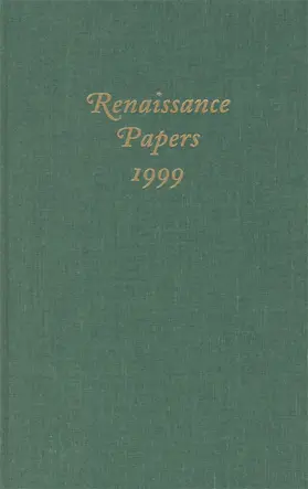 Howard-Hill / Rollinson |  Renaissance Papers 1999 (1999) | Buch |  Sack Fachmedien