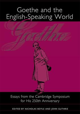 Boyle / Guthrie |  Goethe and the English-Speaking World | Buch |  Sack Fachmedien