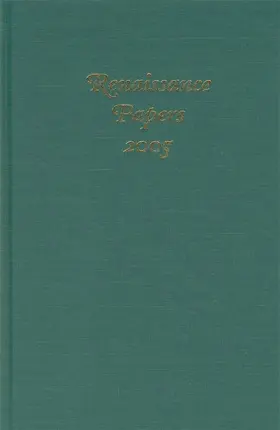 Cobb / Hester |  Renaissance Papers 2005 | eBook | Sack Fachmedien