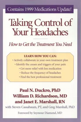 Cassabaum / Duckro / Marshall |  Taking Control of Your Headaches | Buch |  Sack Fachmedien