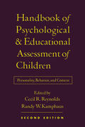 Reynolds / Kamphaus |  Handbook of Psychological and Educational Assessment of Children | Buch |  Sack Fachmedien