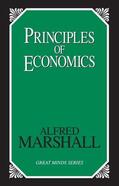 Marshall |  Principles of Economics | Buch |  Sack Fachmedien