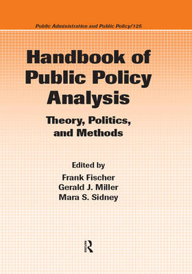 Fischer / Miller | Handbook of Public Policy Analysis | Buch | 978-1-57444-561-9 | sack.de