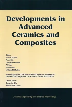 Brito / Filip / Lewinsohn | Developments in Advanced Ceramics and Composites | Buch | 978-1-57498-261-9 | www.sack.de