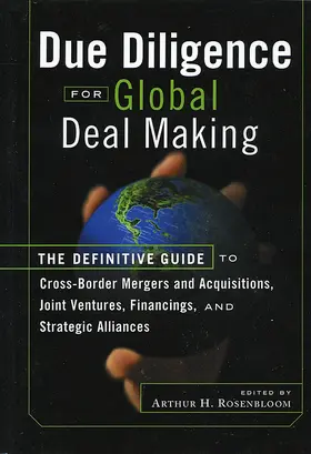 Rosenbloom | Due Diligence for Global Deal Making | Buch | 978-1-57660-092-4 | www.sack.de