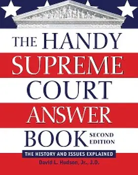 Hudson |  The Handy Supreme Court Answer Book | eBook | Sack Fachmedien
