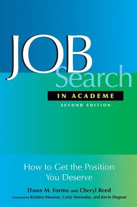 Formo / Reed |  Job Search In Academe | Buch |  Sack Fachmedien