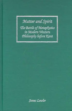 Lawler |  Matter and Spirit | Buch |  Sack Fachmedien