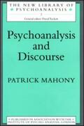 Mahony |  Psychoanalysis and Discourse | Buch |  Sack Fachmedien