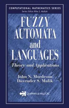 Mordeson / Malik | Fuzzy Automata and Languages | Buch | 978-1-58488-225-1 | www.sack.de