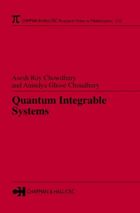 Choudhury | Quantum Integrable Systems | Buch | 978-1-58488-380-7 | sack.de