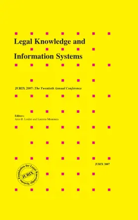 Mommers |  Legal Knowledge and Information Systems | Buch |  Sack Fachmedien