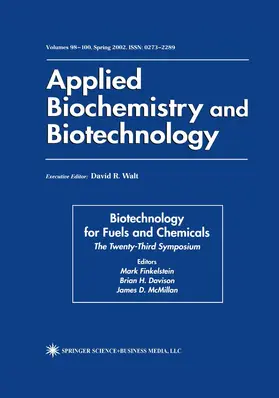 Finkelstein / Davison / McMillan |  Biotechnology for Fuels and Chemicals | Buch |  Sack Fachmedien