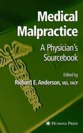 Anderson |  Medical Malpractice | Buch |  Sack Fachmedien