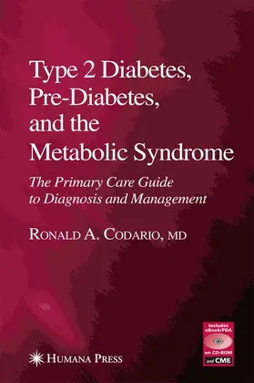 Codario |  Type 2 Diabetes, Pre-Diabetes, and the Metabolic Syndrome | Buch |  Sack Fachmedien