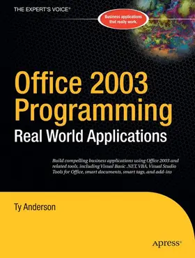 Anderson |  Office 2003 Programming | Buch |  Sack Fachmedien