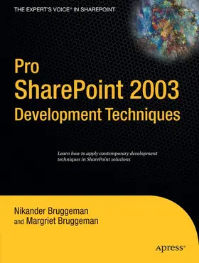 Bruggeman |  Pro SharePoint 2003 Development Techniques | Buch |  Sack Fachmedien