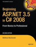 MacDonald |  Beginning ASP.Net 3.5 in C# 2008 | Buch |  Sack Fachmedien