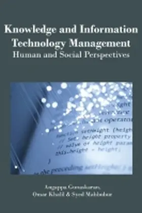 Gunasekaran / Khalil / Rahman |  Knowledge and Information Technology Management | Buch |  Sack Fachmedien