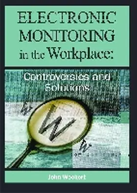 Weckert |  Electronic Monitoring in the Workplace | Buch |  Sack Fachmedien