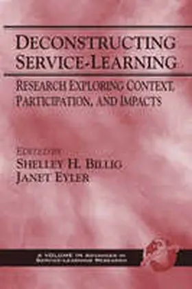 Billig / Eyler |  Deconstructing Service-Learning | Buch |  Sack Fachmedien