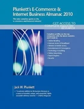 Plunkett |  Plunkett's E-commerce and Internet Business Almanac | Buch |  Sack Fachmedien