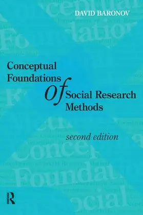 Baronov |  Conceptual Foundations of Social Research Methods | Buch |  Sack Fachmedien
