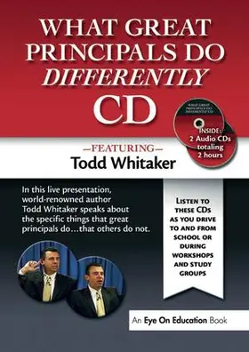 Whitaker |  What Great Principals Do Differently Audio CD | Sonstiges |  Sack Fachmedien