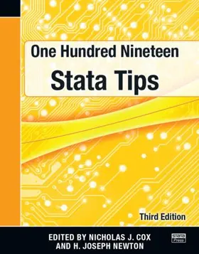 Cox / Joseph Newton | One Hundred Nineteen Stata Tips, Third Edition | Buch | 978-1-59718-143-3 | www.sack.de
