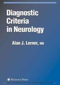 Lerner |  Diagnostic Criteria in Neurology | eBook | Sack Fachmedien