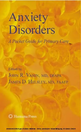 Vanin / Helsley | Anxiety Disorders | E-Book | www.sack.de