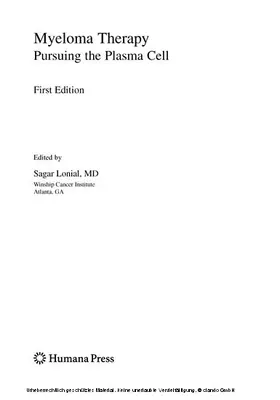 Lonial |  Myeloma Therapy | eBook | Sack Fachmedien