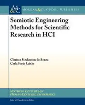 Leitao / Souza |  Semiotic Engineering Methods for Scientific Research in HCI | Buch |  Sack Fachmedien