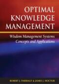 Thierauf |  Optimal Knowledge Management | Buch |  Sack Fachmedien