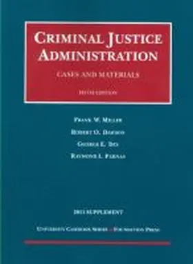  Cases and Materials on Criminal Justice Administration | Buch |  Sack Fachmedien