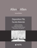 Schepard / Firestone / Stahl |  Allen V. Allen: Deposition File, Faculty Materials | Buch |  Sack Fachmedien