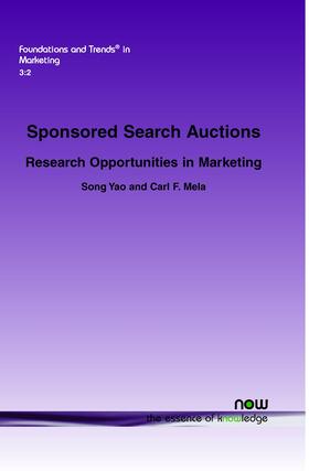 Yao / Mela | Sponsored Search Auctions | Buch | 978-1-60198-228-5 | sack.de