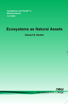Barbier |  Ecosystems as Natural Assets | Buch |  Sack Fachmedien