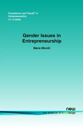 Minniti |  Gender Issues in Entrepreneurship | Buch |  Sack Fachmedien