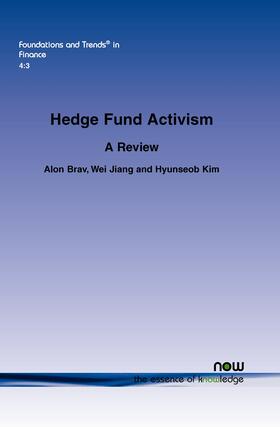 Brav / Jiang / Kim | Hedge Fund Activism | Buch | 978-1-60198-338-1 | sack.de